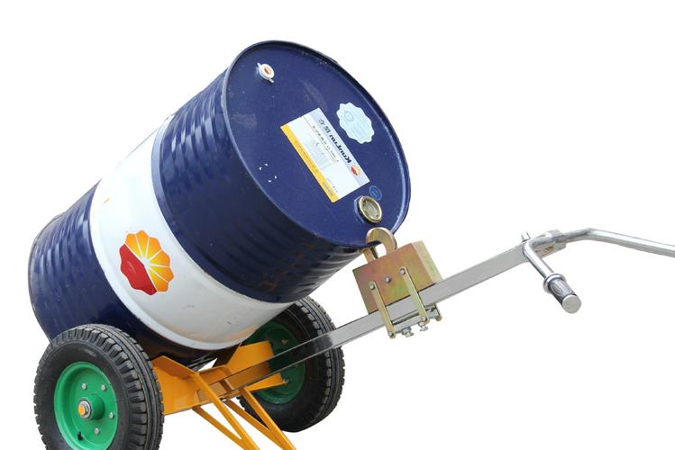 油桶车 搬运车 人力车 油桶 橡胶桶    产品描述 咬嘴油桶车,单人简便